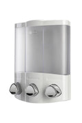 White Euro Triple Dispenser Trio Croydex