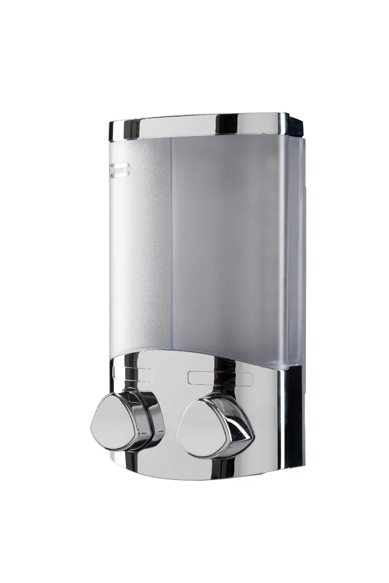Chrome Euro Double Dispenser Duo Croydex