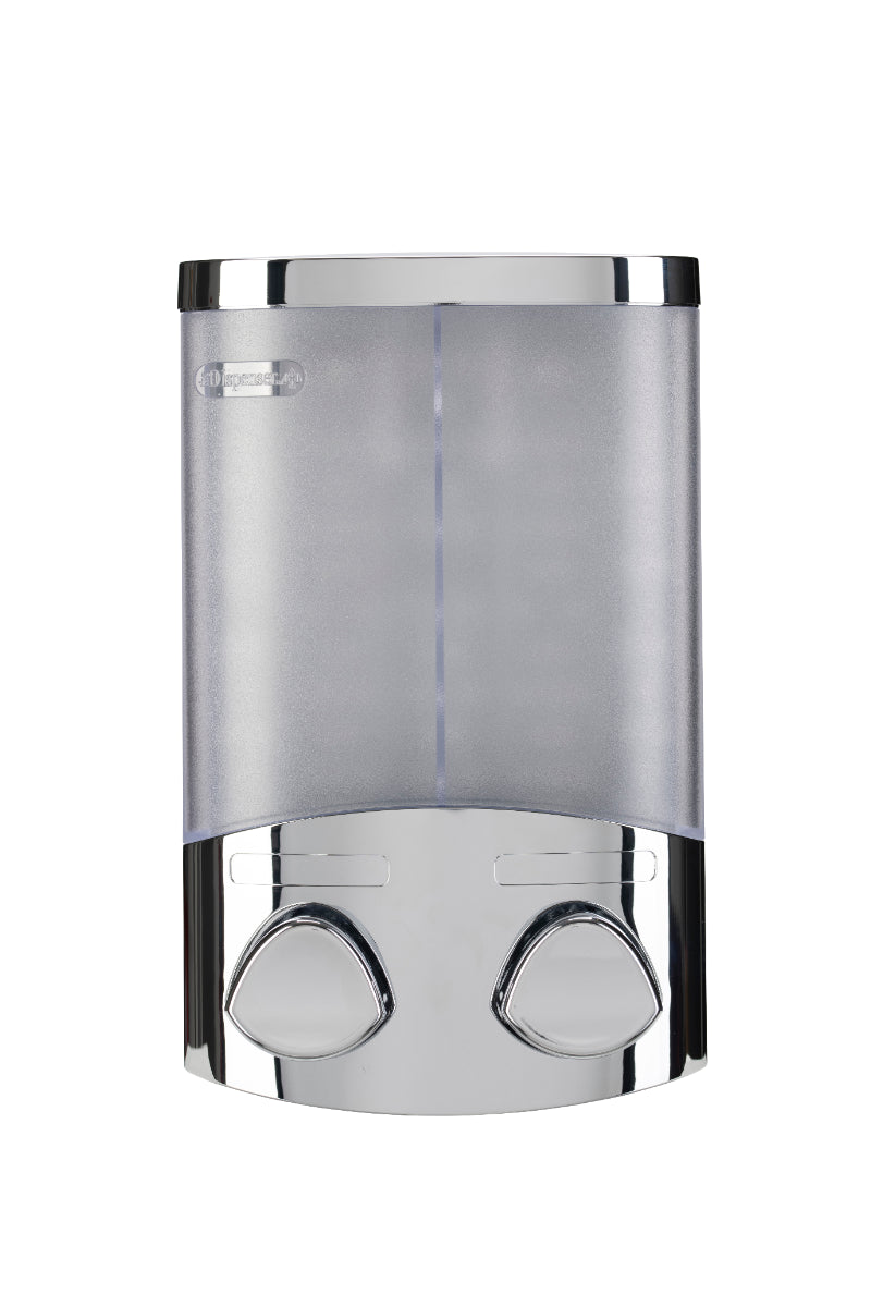 Chrome Euro Double Dispenser Duo Croydex