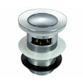 Quality Slotted Chrome Click Clack Basin Waste Brass Sink Pop Up Plug