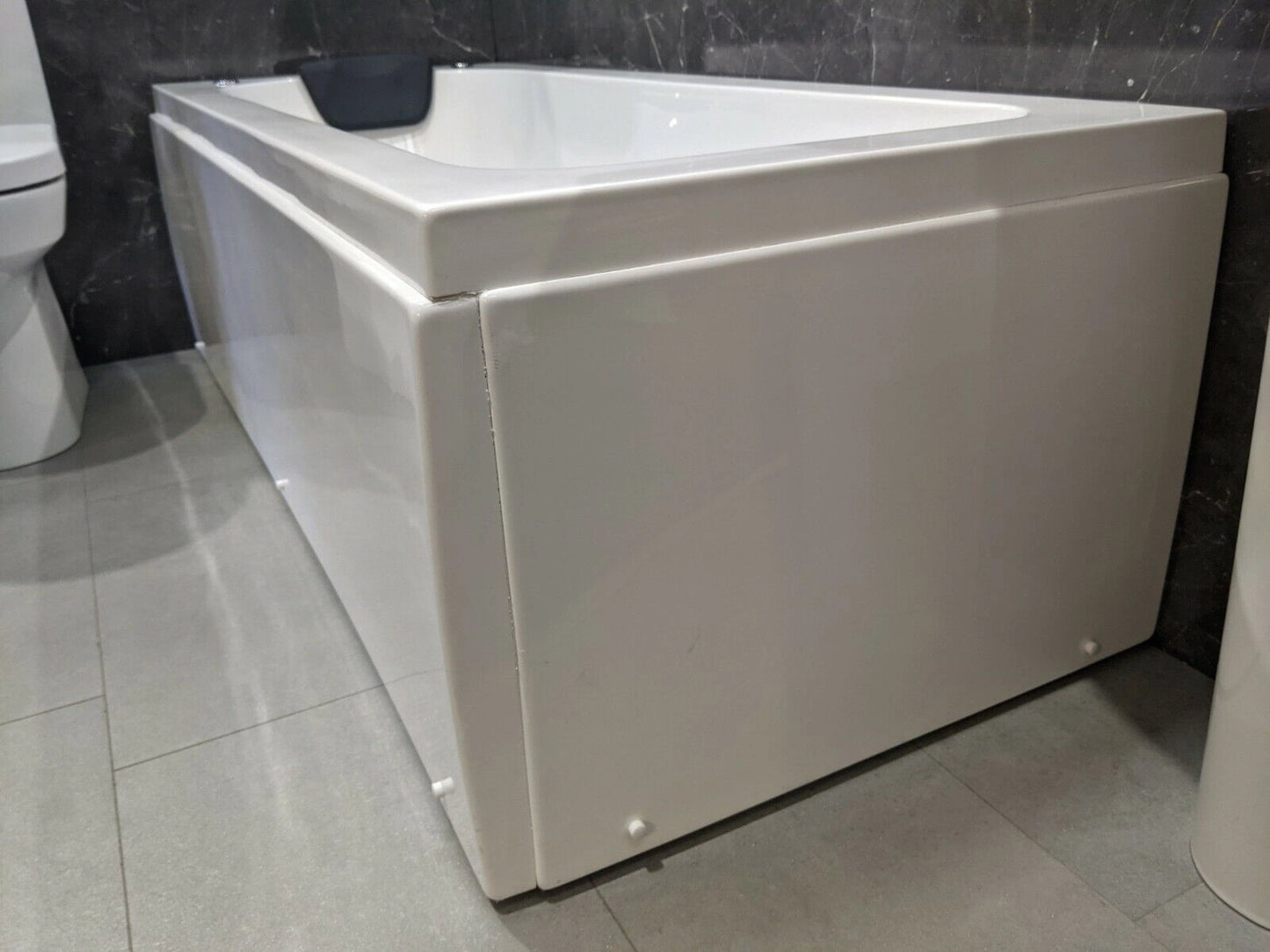Whirlpool White Bath - 1700 x 700 3 Side Panel for Left & Right Hand Install